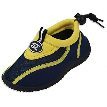 Toddler/Little Kid/Big Kid Cambridge Select Kids Quick Dry Closed Toe Slip-On Mesh Non-Slip Drawstring Water Shoe 